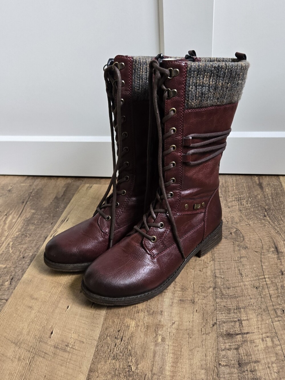 Remonte Burgundy Size 39 Womens Tall Boots D8077-35